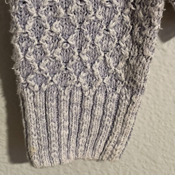 Pilcro  By Anthropologie Women's Purple Christian Knit Anthro Sweater Size Small - Picture 9 of 11